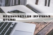 两岁宝宝掉头发是怎么回事（俩岁宝宝掉头发是什么原因）